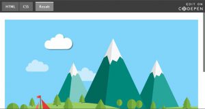 インスピレーション Css Svgのみで作られた 自然風景 のバックグラウンドをコード付きで12例紹介 前篇 Seleqt セレキュト Seleqt セレキュト