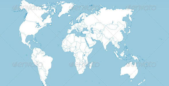 時間短縮 すぐに使える無料で正確なベクター世界地図20選 ダウンロードできる白地図 Seleqt セレキュト