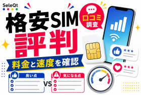 格安SIMの料金と速度の確認ポイントを示すSELEQT記事サムネイル
