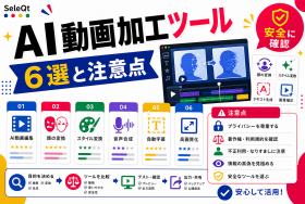 AI動画加工ツールの比較と注意点を示すSELEQT記事サムネイル