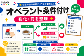 オペラント条件付け 強化 罰を整理するためのSELEQT人気記事サムネイル