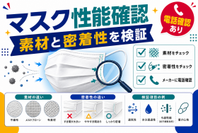マスクの素材と密着性の検証を示すSELEQT記事サムネイル