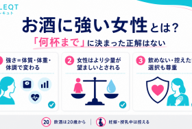 お酒に強い女性の基準と飲酒量の目安を安全配慮つきで整理したSELEQTカラーの解説図