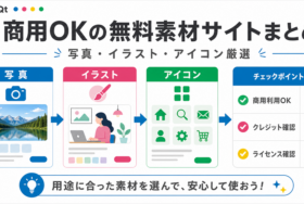 商用OKの無料素材サイトまとめ
